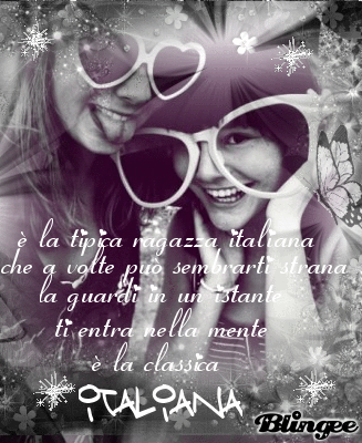 La tipica ragazza italiana Picture #123694207 | Blingee.com