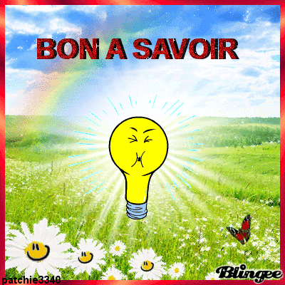 BON A SAVOIR