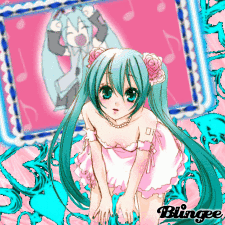 Vocaloid gif di caramelldansen