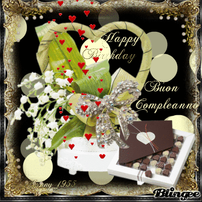 Immagine Buon Compleanno Happy Birthday Giusy Cb 123774816 Blingee Com