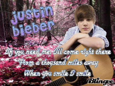 Justin Biebersmile Lyrics on Justin Bieber U Smile Lyrics Picture 123801886 Blingee Com