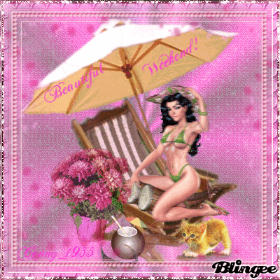 beautiful weekend blingee 