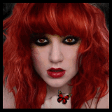 Gothic emo girl red background animated Graphic #5607388 ...