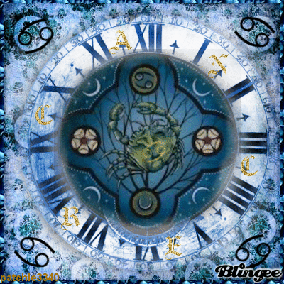 ZODIAQUE CANCER BLEU