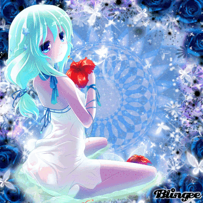 Anime Girl In Water Picture 124628116 Blingee Com