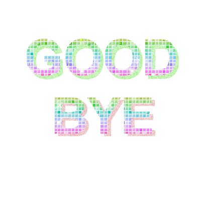 bye bye