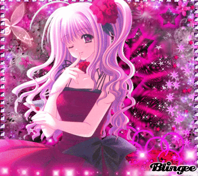 Cute Anime Girl In Pink Picture 124788100 Blingee Com