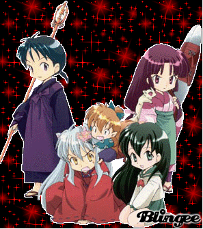 Inuyasha Miroku et Sango