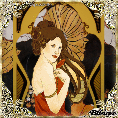Immagine Vintage Art Nouveau 125310846 Blingee Com
