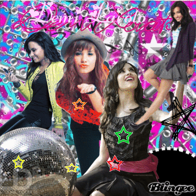 Demi Lovato, primer blingee