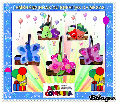 LEMBRANCINHAS E ENFEITES DE MESAS