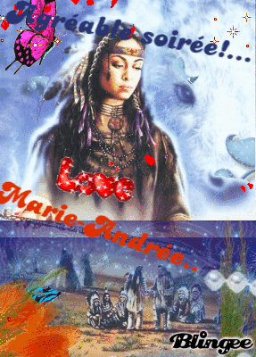 Jeune belle femme am&eacute;rindienne regarde les hommes am&eacute;rindiens discuter !...Pensive,est-elle!...