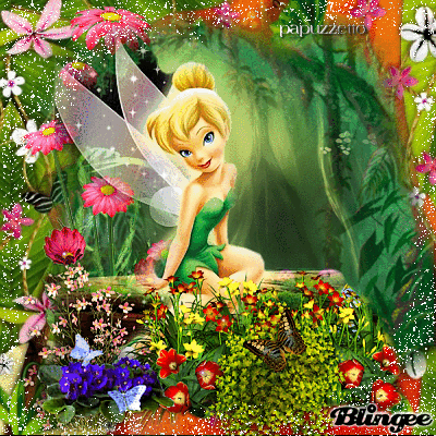 tinkerbell with flowers animated pictures for sharing tinkerbell with flowers animated pictures for sharing