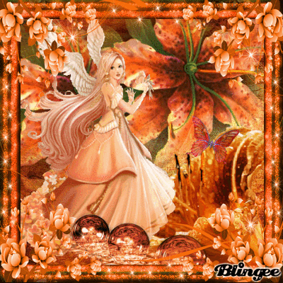 **fée parmi les fleurs**