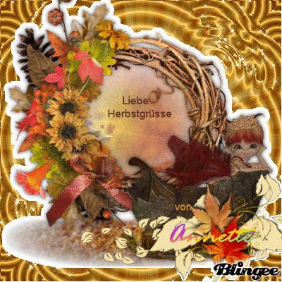 Liebe Herbstgrüsse Picture #126167262 | Blingee.com