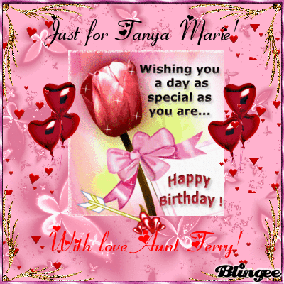 birthday greetings for tanya marie animated picture codes and