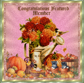 Fall Congratulations Featured Member by Joyful226