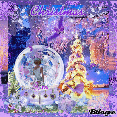 Christmas Fairy Snow globe Picture #126982180 | Blingee.com