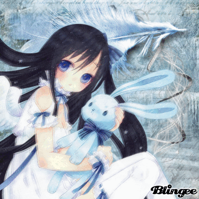 white rabbit girl anime winter picture 126947769 blingee com