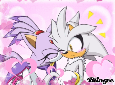 Sonic And Blaze Kissing