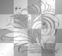 white gray feather pearls ²u