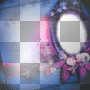 Deco frame,purple.