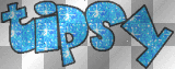 Tipsy - Blue Text ²u