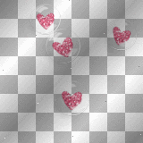 bubble pink heart transparent valentine [1ֆ]