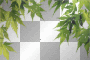 SPRING SUMMER GREEN LEAVES PLANT FRAME SPRING SUMMER GREEN LEAVES PLANT FRAME