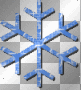 Blue Snow-Flake_
