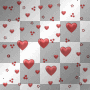 VALENTINE VINTAGE BACKGROUND TRANSPARENT HEART EMO RED