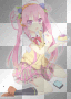 anime girl pink hair >white shadow< :kalypsodb: