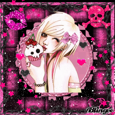 girly emo anime who loves cupcakes! Picture #127099554 ...