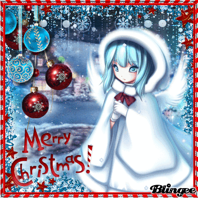merry christmas anime angel Picture #127253743 | Blingee.com