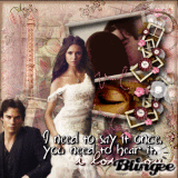 {["I need to say it once.You need to hear it.I love you"]} Damon&Elena [original by beatrice_andra}