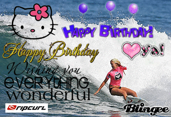Happy Birthday Bethany Hamilton Picture #127533386 | Blingee.com
