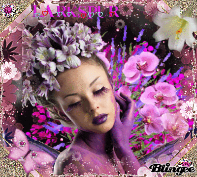 birth flower larkspur  nr.86