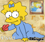 Maggie simpson is baby
