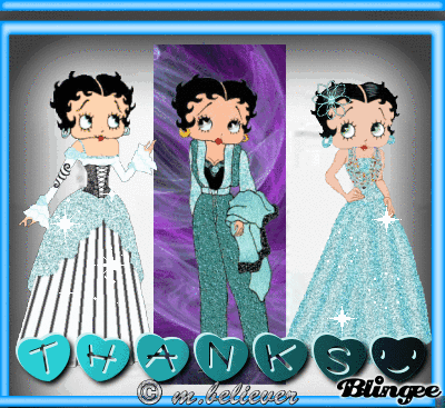 Thanks....betty boop Picture #127982060 | Blingee.com