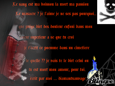 un po&eacute;me ecrit par moi