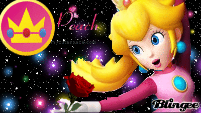 Peach sous la neige Peach sous la neige