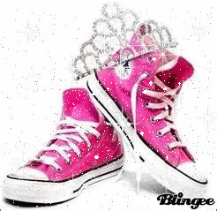 hot pink glitter converse