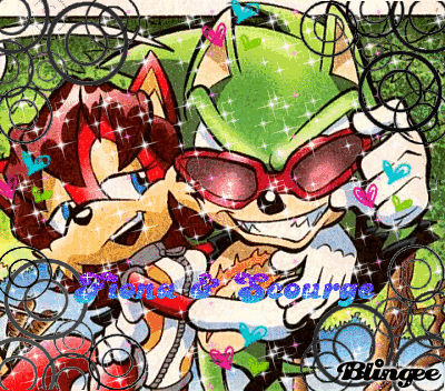 Scourge The Hedgehog And Fiona Fox