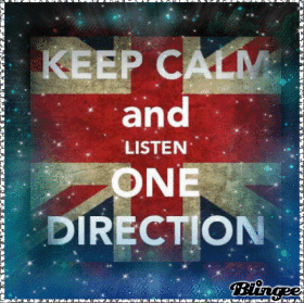 KEEP CALM and LISTEN 1D!