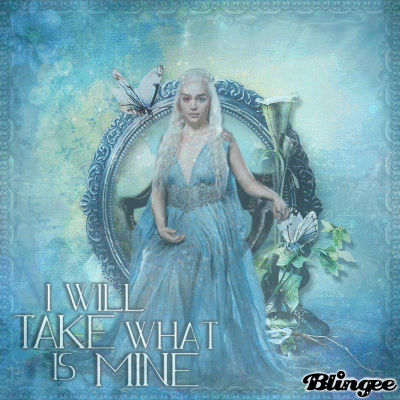 Women's Game Of Thrones Daenerys Targaryen T-Shirt - 'What Is Mine' Quote, Black, 100% Cotton