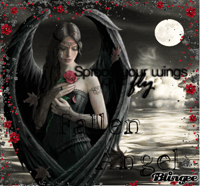 Fallen Angel Gothic Girl Animated Picture Codes And