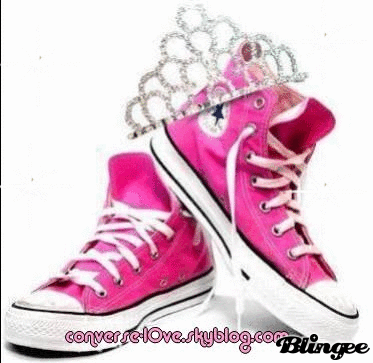image converses rose + diademe converses