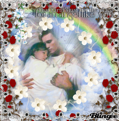 Angel And Flowers