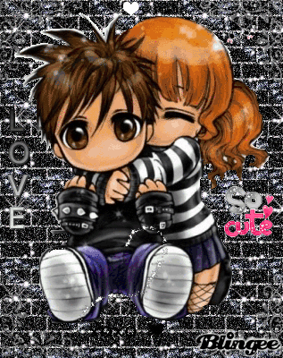Couple chibi Picture #129152133 | Blingee.com