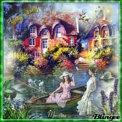 Fraîcheur et quiétude d'une belle journée printanière